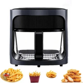 Heteluchtfriteuse 6 liter zwart