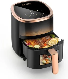 Heteluchtfriteuse 6 liter zwart