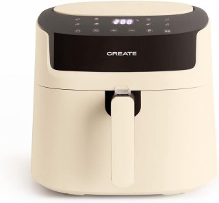 De Heteluchtfriteuse 6,2 L Crèmewit in één oogopslag