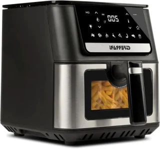 Heteluchtfriteuse 65 liter zwart