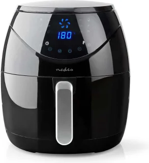 Heteluchtfriteuse 6.5L Digitaal Zwart