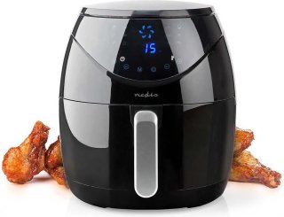 Heteluchtfriteuse 6.5L Digitaal Zwart