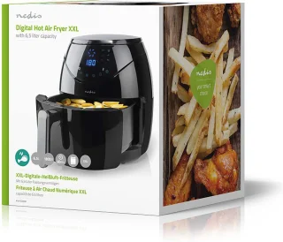 Heteluchtfriteuse 6.5L Digitaal Zwart