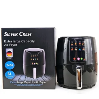 Heteluchtfriteuse 6L 2400W – Airfryer – Zwart