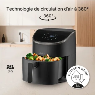 Heteluchtfriteuse 6L