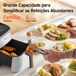 Heteluchtfriteuse 6L Wit