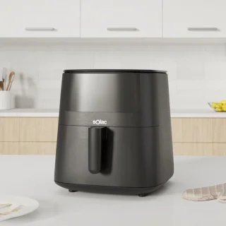 Heteluchtfriteuse 7 liter zwart