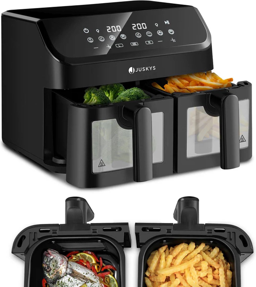 Heteluchtfriteuse 9L
