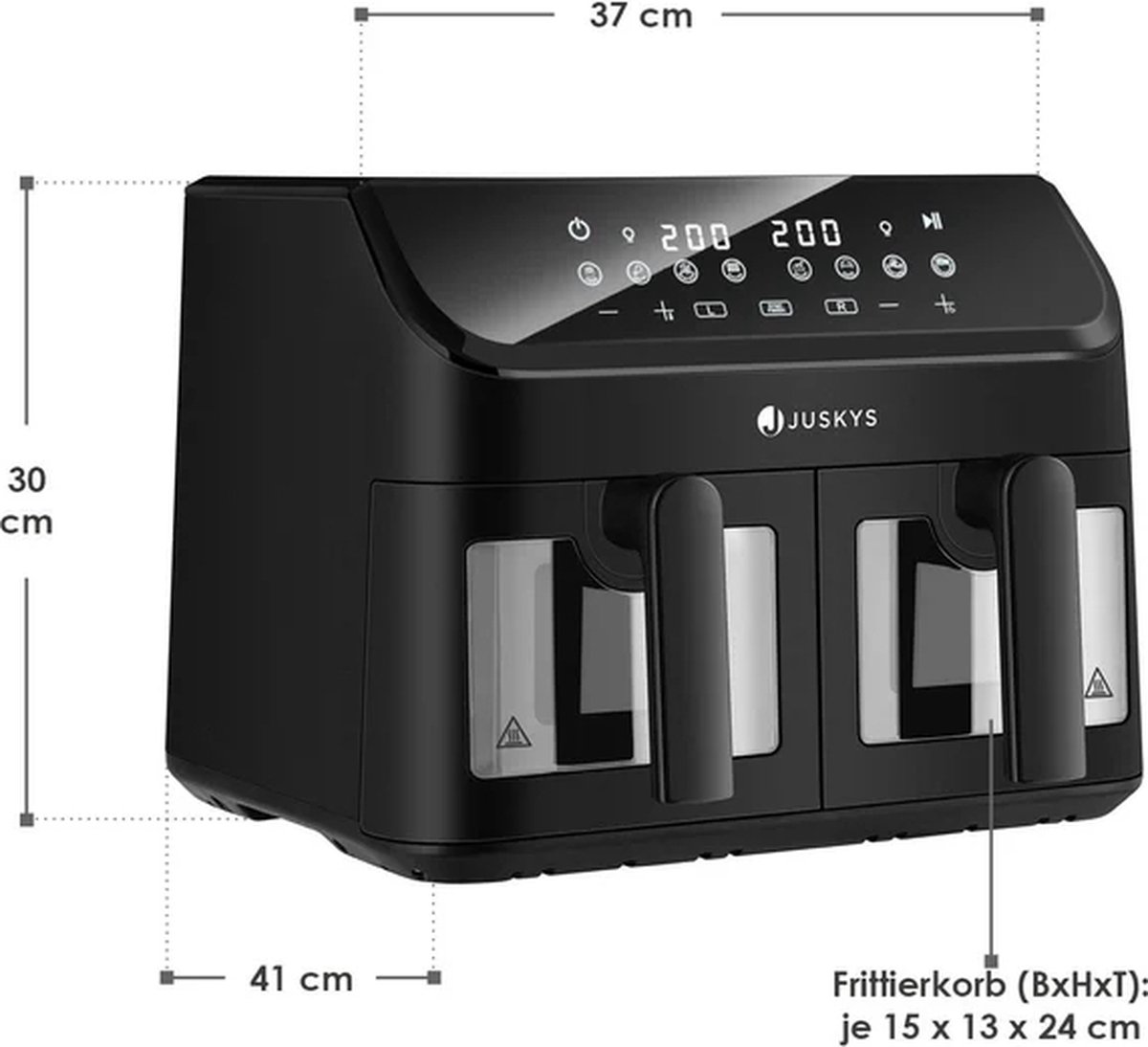 Heteluchtfriteuse 9L