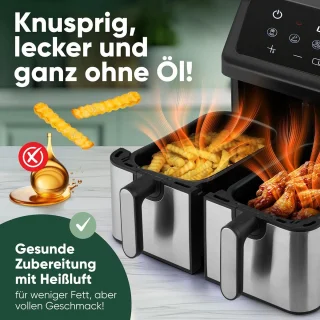 Heteluchtfriteuse 9L