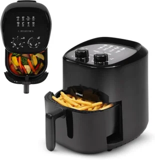 Heteluchtfriteuse airfryer 3.5 liter zwart
