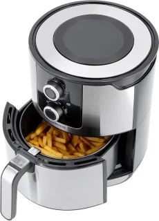 Heteluchtfriteuse Airfryer 4 liter roestvrij staal
