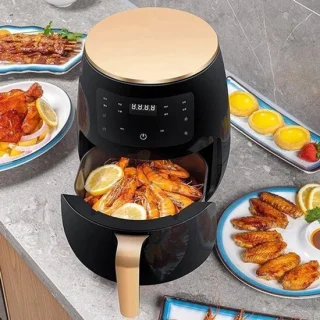 Heteluchtfriteuse Airfryer 4,5 liter zwart