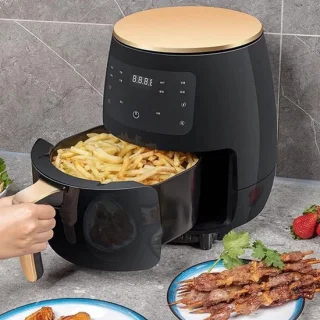 Heteluchtfriteuse airfryer 4,5 liter zwart