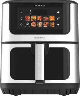 Heteluchtfriteuse airfryer 6,5 liter zwart