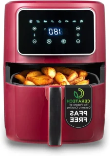 Heteluchtfriteuse Airfryer 6,9 L Rood
