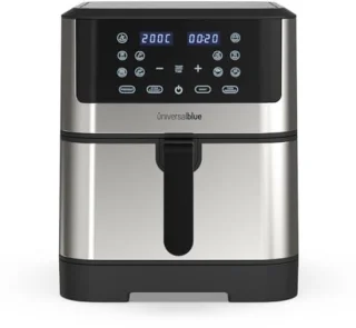 Heteluchtfriteuse Airfryer 8 liter zwart