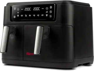 Heteluchtfriteuse Airfryer 9 liter zwart