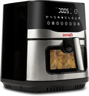 Heteluchtfriteuse airfryer 9 liter zwart