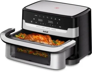 Heteluchtfriteuse Airfryer 9 liter zwart