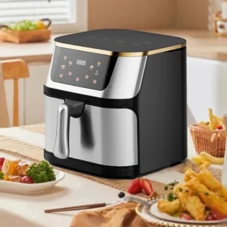 Heteluchtfriteuse airfryer oven 12L zwart