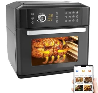 Heteluchtfriteuse Airfryer Oven 15L Zwart