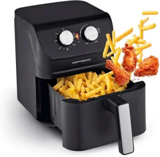 Heteluchtfriteuse Airfryer oven mat zwart
