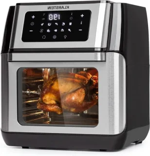 Heteluchtfriteuse Airfryer XL 10 liter zilver