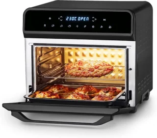 Heteluchtfriteuse Airfryer XXL 23 liter zwart
