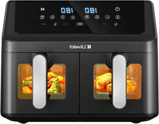 Heteluchtfriteuse Airfryer XXL 9L Zwart