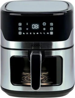 Heteluchtfriteuse airfryer zilver zwart