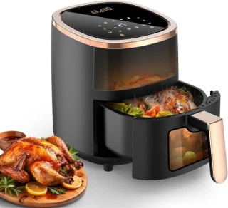 Heteluchtfriteuse Airfryer zwart
