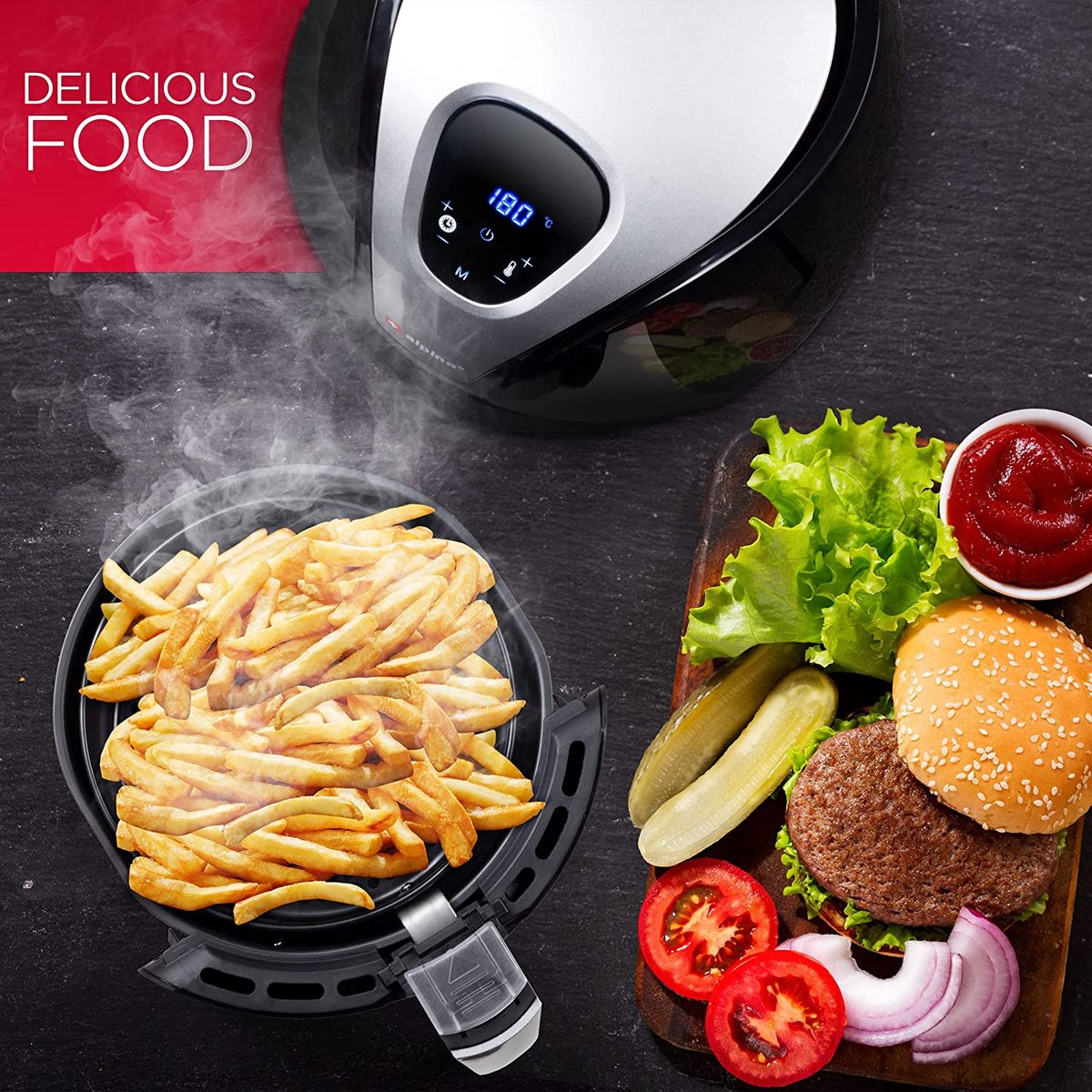 Heteluchtfriteuse Basic Friteuse