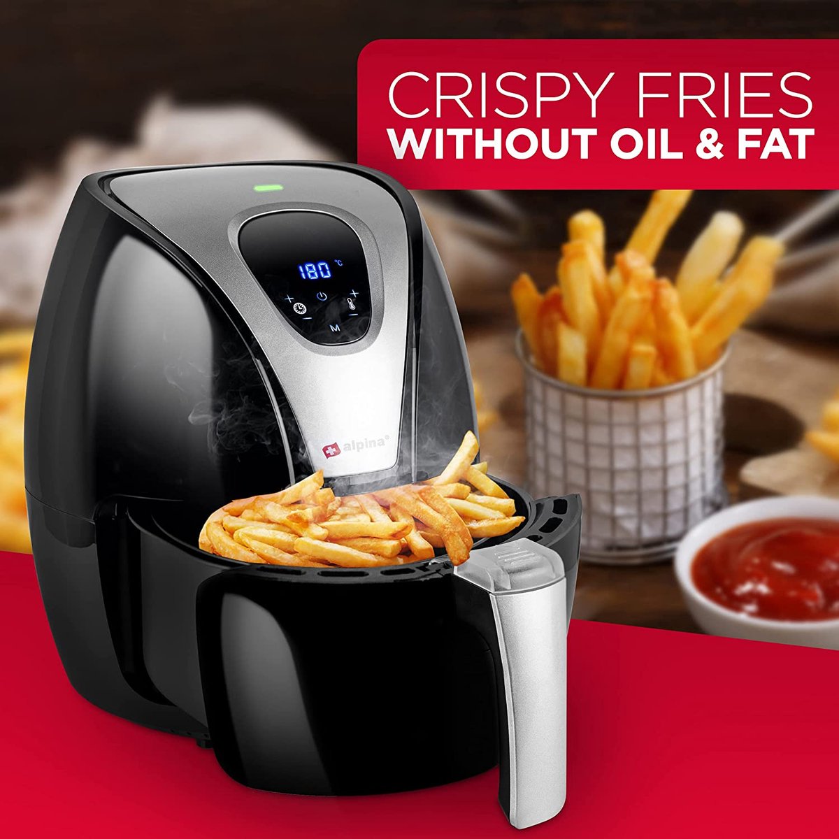 Heteluchtfriteuse Basic Friteuse