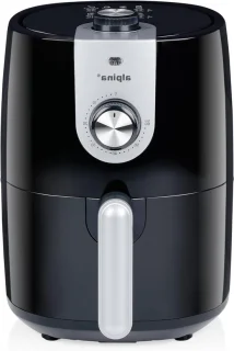 Heteluchtfriteuse compacte oven 2 liter zwart
