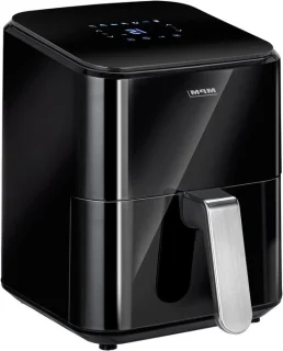 Heteluchtfriteuse convectieoven 45 liter zwart