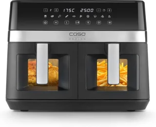 Heteluchtfriteuse Dubbel Airfryer XL zwart