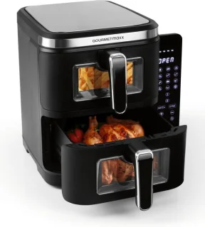 Heteluchtfriteuse dubbele kamer Airfryer XXL