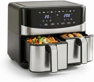 Heteluchtfriteuse dubbele mand Airfryer
