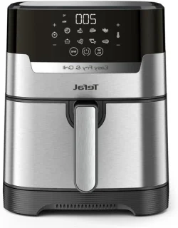 Heteluchtfriteuse grill 42 liter zwart