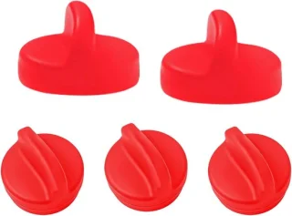 Heteluchtfriteuse magneten voor bakpapier, set van 5