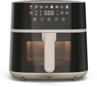 Heteluchtfriteuse met digitaal display