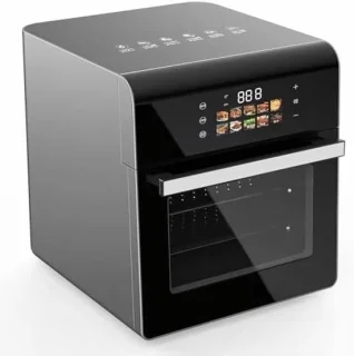 Heteluchtfriteuse oven 15 liter zwart