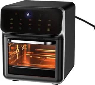 Heteluchtfriteuse oven 18 liter zwart