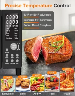 Heteluchtfriteuse Oven 21 QT