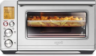 Heteluchtfriteuse oven 22 liter geborsteld roestvrij staal