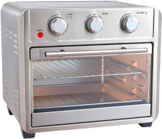 Heteluchtfriteuse oven 22 liter zwart