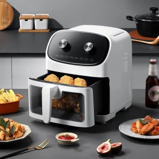 Heteluchtfriteuse oven 4 liter multicolor