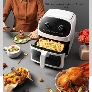 Heteluchtfriteuse oven 4 liter multicolor
