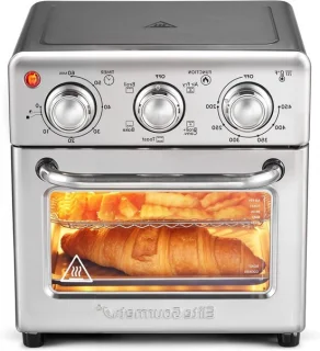 Heteluchtfriteuse oven 8.5 liter roestvrij staal